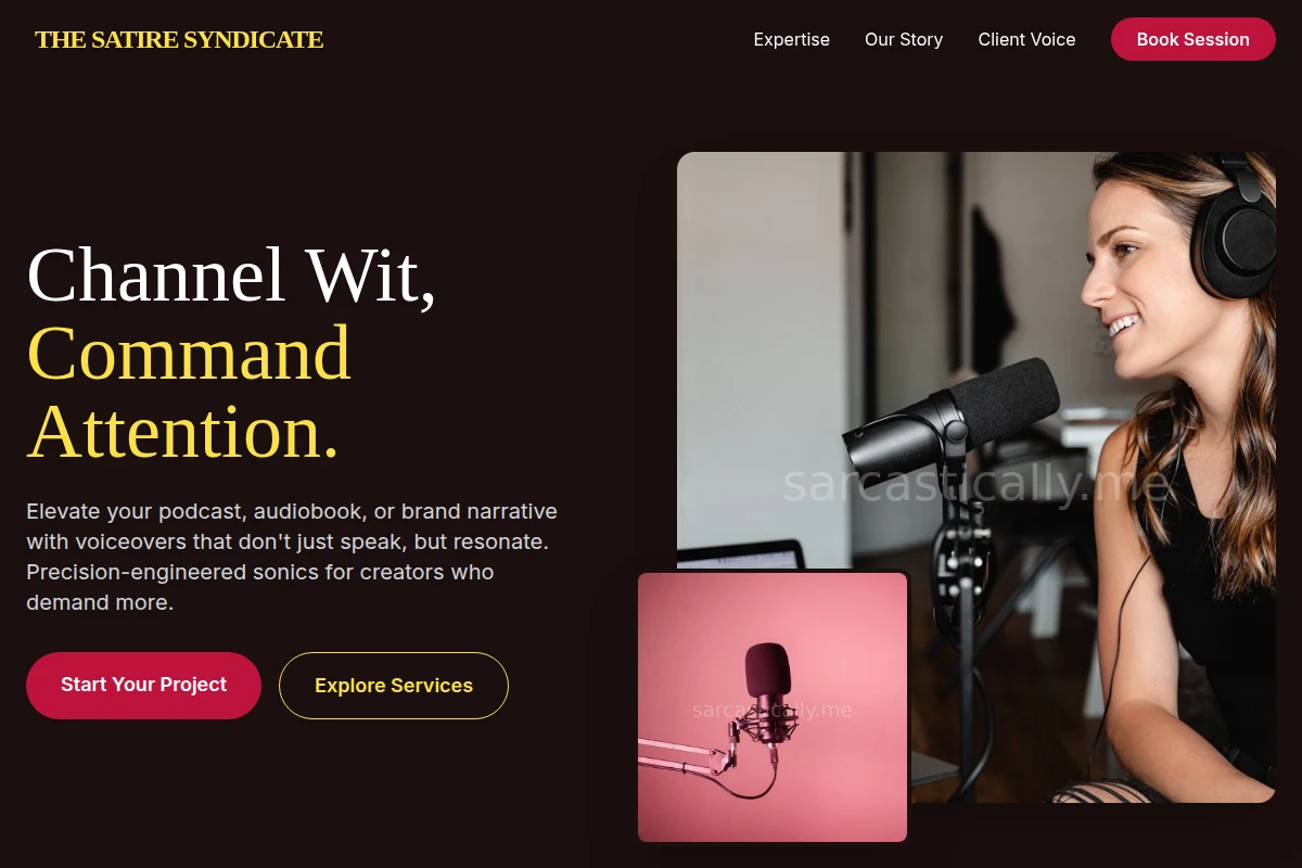 Podcaster Voiceover